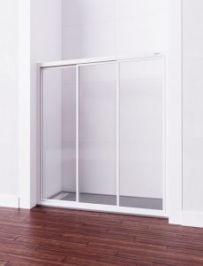 SERIE TURQUESA - MODELO DIANA - TIPO F3- MAMPARA FRONTAL - 3 HOJAS CORREDERAS