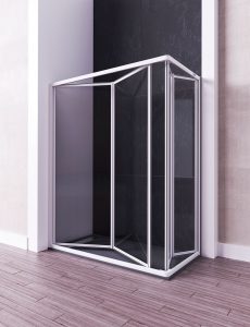 SERIE AMBAR - MODELO ESPACIO - TIPO AP4P- MAMPARA FRONTAL- 4 HOJAS PLEGABLES