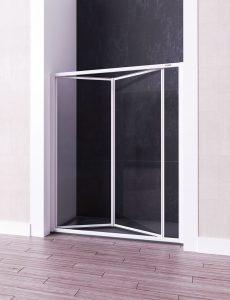 SERIE AMBAR - MODELO SELENE - TIPO P2- MAMPARA FRONTAL - 2 HOJAS PLEGABLES